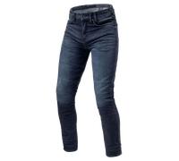 Rev'it Jeans Uomo Revit Carlin Sk Blu Scuro Slavato L36 Allungato W32