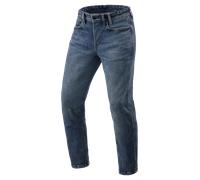 Jeans da moto Revit Detroit 3 Tapered Classic blu scuro lavato W30/L34