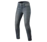 Jeans da moto Revit Marley SK da donna, grigio medio lavato W30/L32
