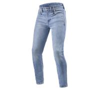Jeans da motociclista Revit Piston 3 Skinny blu chiaro W34/L34