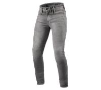 Revit Piston 3 Skinny Jeans da moto, grigio, Taglia 32/30