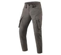 Revit Cargo Tristan Tapered Pantaloni tessili per motociclette, nero-verde, taglia 28 30 per maschi