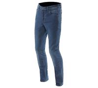 JEANS MOTO UOMO DAINESE 5-POCKET DENIM SLIM DEEP BLUE PROTEZIONI RINFORZO BLU