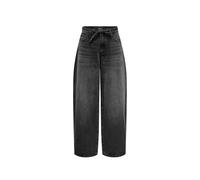 ONLY - Gianna - Jeans a cilindro nero slavato a vita media W28 L30