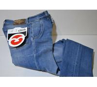 Jeans Pantalone Clink Max tasche alla francese Uomo modello diritto chiaro