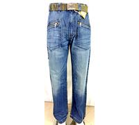 JEANS PANTALONE GAS RING RING LARGO UOMO LAVAGGI VITA MEDIA