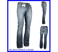 jeans pantalone lee da uomo a zampa bootcut svasati w28 w29 w30 w31 slim regular
