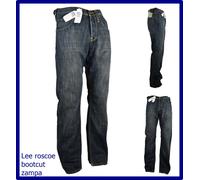 Jeans pantaloni lee uomo bootcut a zampa regular svasati gamba larga w32 w36 blu