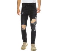Jeans R13 Denim Da Uomo Distressed Dark Moon Drop Con Strappi $494 NWT