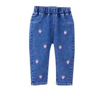Jeans Ragazze Pantalone Palazzo Denim Pantaloni a Gamba Larga in Baggy Loose Fit Morbidi vestibilità Rilassata Bootcut Pants Stile retrò da Strada