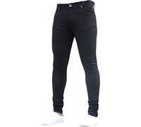 Jeans skinny da uomo, in denim elasticizzato, stile retrò, a tutta la vita, pantaloni in denim, gamba dritta, da lavoro, da motociclista, jeans in denim invecchiato, jeans casual slim fit, jeans blu