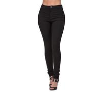Jeans Skinny Donna Elegante, Leggings Jeans Donna Push Up Elasticizzati Pantaloni Denim a Vita Alta Taglie Forti Pants con Tasconi Leggeri Pantalone Slim Fit Pantaloni da Strada Stile Streetwear