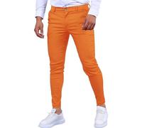 Jeans Slim da Uomo Classico Confortevole Jeans Regolare Jeans Dritti in Cotone Skinny