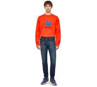 Jeans Slim Stretch Diesel D-Strukt Da Uomo In Blu Scuro UK 30 - 34