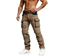 Jeans Strappati Dietro Uomo Sci Laterali Comodi Offerta Pinocchietto Ginocchiere Combat Liscio Antinfortunistica sopra Ghette Molla Imbottitura Molto M Anziano Interno Maglia Zebrati