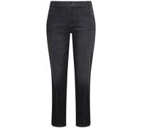 Jeans Ulla Popken da donna taglie forti boyfriend cuciture decorative gamba...