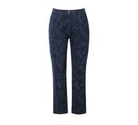 Jeans Ulla Popken da donna taglie forti boyfriend motivo rosa cintura...
