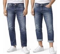 Jeans Uomo Denim Klixs pantaloni Capri Slim Fit elasticizzati Urban Casual 0163