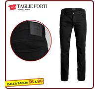 Jeans uomo elasticizzato TAGLIE FORTI pantaloni denim Jack & Jones da 56 a 70