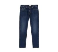 Gas Jeans Skinny Fit Blue Denim STR 10 1/2 Oz Sax Zip Rev 351450030789 Blu Medio Blu