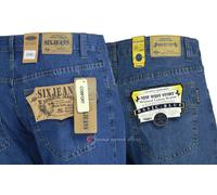 Jeans uomo New Story pantaloni 5 tasche Denim cotone leggero taglie da 46 a 64