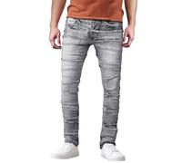 Jeans Uomo Regular Fit Elasticizzati - Un Titolo di Prodotto Che Aderisce a Quanto Segue Ottimizzato per La visibilità E in Linea con Le Abitudini di Ricerca degli Acquirenti (Grey S)
