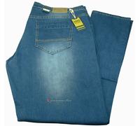 Jeans uomo TAGLIE FORTI pantalone cotone DENIM regular stretch TG 58 60 62 64 66
