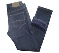 Jeans uomo termico dal 46 al 60 foderato in pile caldo strech blu BE BOARD