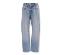 Jeans wide leg Blu 13 anni - 153 cm Tinta unita