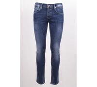 JEANS ZERO CONSTR. MOD FABACO SWS531 SLIM FIT BLU MEDIO SFUMATO CON ABRASIONI