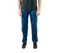 Jeanstrack Pantaloni Trekking Uomo - Pantaloni da Arrampicata Elastici e Resistenti - Pantaloni da Trekking - Ginocchia rinforzate e Bassi Regolabili (Verde Ethnic)