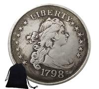 Jearls 1798 Dea Testa di Nichel Vecchia Moneta USA Commemorativa Monete del Mondo Monete Americane Divertente Morgan Dollari Aquila Moneta + Borsa KaiKBax Regalo Preferito