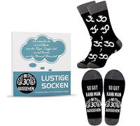 Jeasona Calzini per il 30° Compleanno da Uomo 43-46 Regalo per il 30° Compleanno per Uomo Divertente Regalo per il 30° Compleanno
