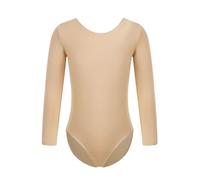 JEATHA Bambina Body da Danza Classica Ballerina a Maniche Lunghe Body da Ginnastica Artistica Bodysuit da Balletto Leotard Allenamento Dancewear