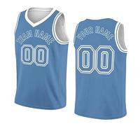 JeathFea Maglietta da Basket Personalizzato Personalizzabile Completo da Basket Nome Stampato Numero Logo per Uomo/Ragazzo/Bambin