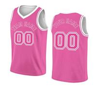 JeathFea Maglietta da Basket Personalizzato Personalizzabile Completo da Basket Nome Stampato Numero Logo per Uomo/Ragazzo/Bambin