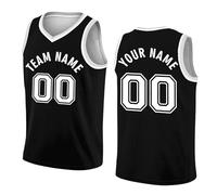 JeathFea Maglietta da Basket Personalizzato Personalizzabile Completo da Basket Nome Stampato Numero Logo per Uomo/Ragazzo/Bambin