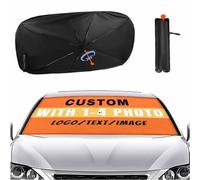JeathFea Parasole Auto Personalizzata Ombrello Parasole Pieghevole per Parabrezza Interni Macchina Schermo Anti-Uv GladeShade per Automobile Copri Parabrezza per Auto Sole