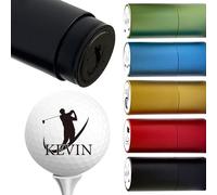JeathFea Timbro Personalizzato per Pallina da Golf, 25 Options, cadeaux de Golf personnalisés pour père, Hommes, Amoureux de Golf