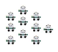 jebyltd 10 Ciondoli per Animali da Cartone Animato Fascino Panda Assortiti Bracciali E Orecchini La Creazione Accessori Artigianato Amante