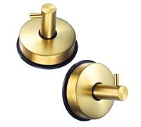 jebyltd 2 Ganci Impermeabili In Acciaio Inossidabile Per Doccia E Cucina Succhiaio Sotto Vuoto Ganci Da Parete Riutilizzabili Per La Ventosa