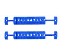 jebyltd 2 PCS 10 Numeri Punteggio Punteggio Contatore Tabella Calcio Contatore Portatore per della Tabella Biliardo Standard Custodi