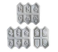 jebyltd 3pocchi Stampi Multifunzionali In Silicone Vuoto Per Cottura Artistica E Mestieri Fantastici Per Feste E Stampo In Silicone Casa Eventi