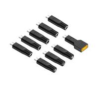 jebyltd 9pcs Tipo C Tipo da Maschio A PD100W Adattatore Alimentazione per Laptop Set 9 Adattatori per Potente Adattatore Ricarica Ricarica E Compatibilità