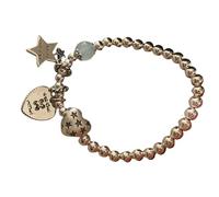 jebyltd Bracciale Alla Con Stelle E Cuore Gioielli Alla Con Perline E Accento Per Donne Moderne