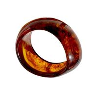 jebyltd Bracciale in Resina Tono A Gradiente Accessorio con Gioielleria Comoda per Le Donne Office Outfit Casual Styling Ombres Bracciale in Resina Marrone