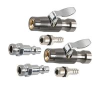 jebyltd Chuck Professionale con Fnpt da 1/4 Pollice Bloccante A Due Mascella per I Gonfiatori del Negozio Pneumatici Applicazione Perdita Collegamento Rapido Pneumatico Chuck