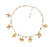 jebyltd Collana A Sospensione Colorata Funghi Ciondolo Pendente Regolabile In Lega Olio Girocollo Goccia Per Olio Per Donne Alla Con Piombo Collana Senza Piombo