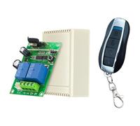 jebyltd Controller Interruttori A Due da 1 Pc 12V con 2 PCS Control Remote Control 2-Button/4 Button -105db Trasmettitore E Ricevitore Sensibilità E Ricevitore