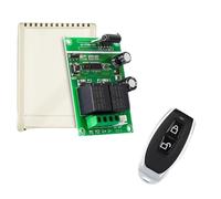 jebyltd DC12V Swithel Control Interruttori Controllo Telecomando Remote Controller E Ricevitore 433MHz per Luce del Motore E Porta del Cancello Efficiente